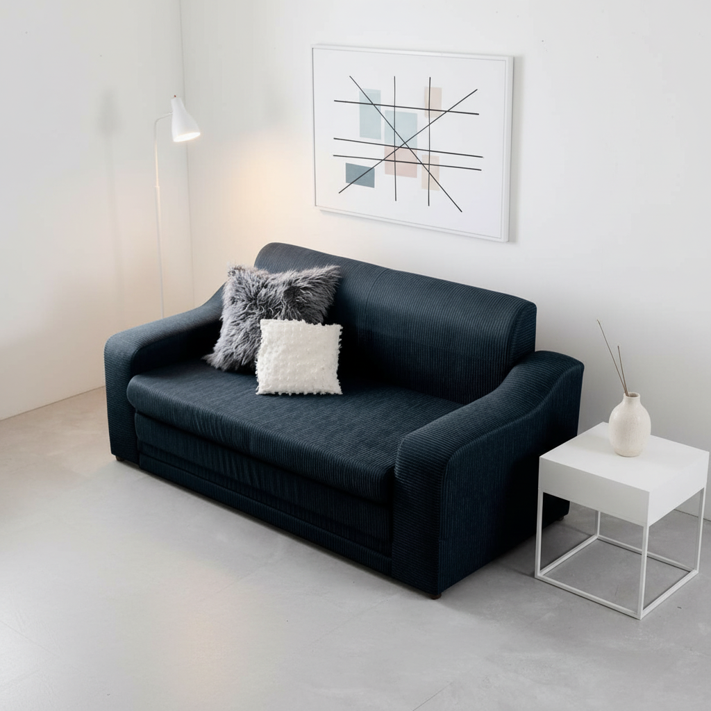 국내제작 레이나 3인용 쇼파베드 접이식 저상형 좌식 침대