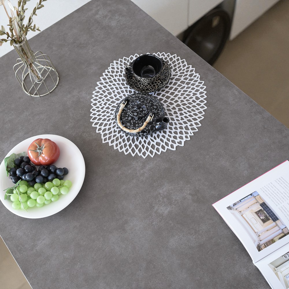 이즈네이처 써클 Italy 세라믹 6인용식탁세트 원목식탁 3인벤치1+의자3