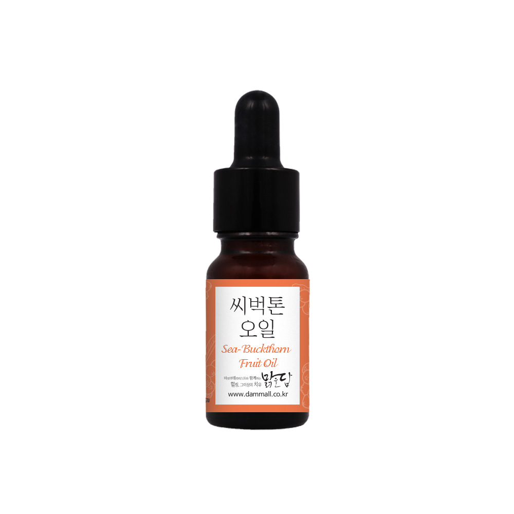 맑을담 비정제 씨벅톤 열매 추출 100% 비타민 나무 캐리어 오일 10ml - 상품 이미지