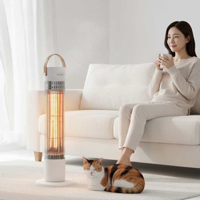 스탠드히터 가정용 카본 전기히터 거실난로 사무실방열기