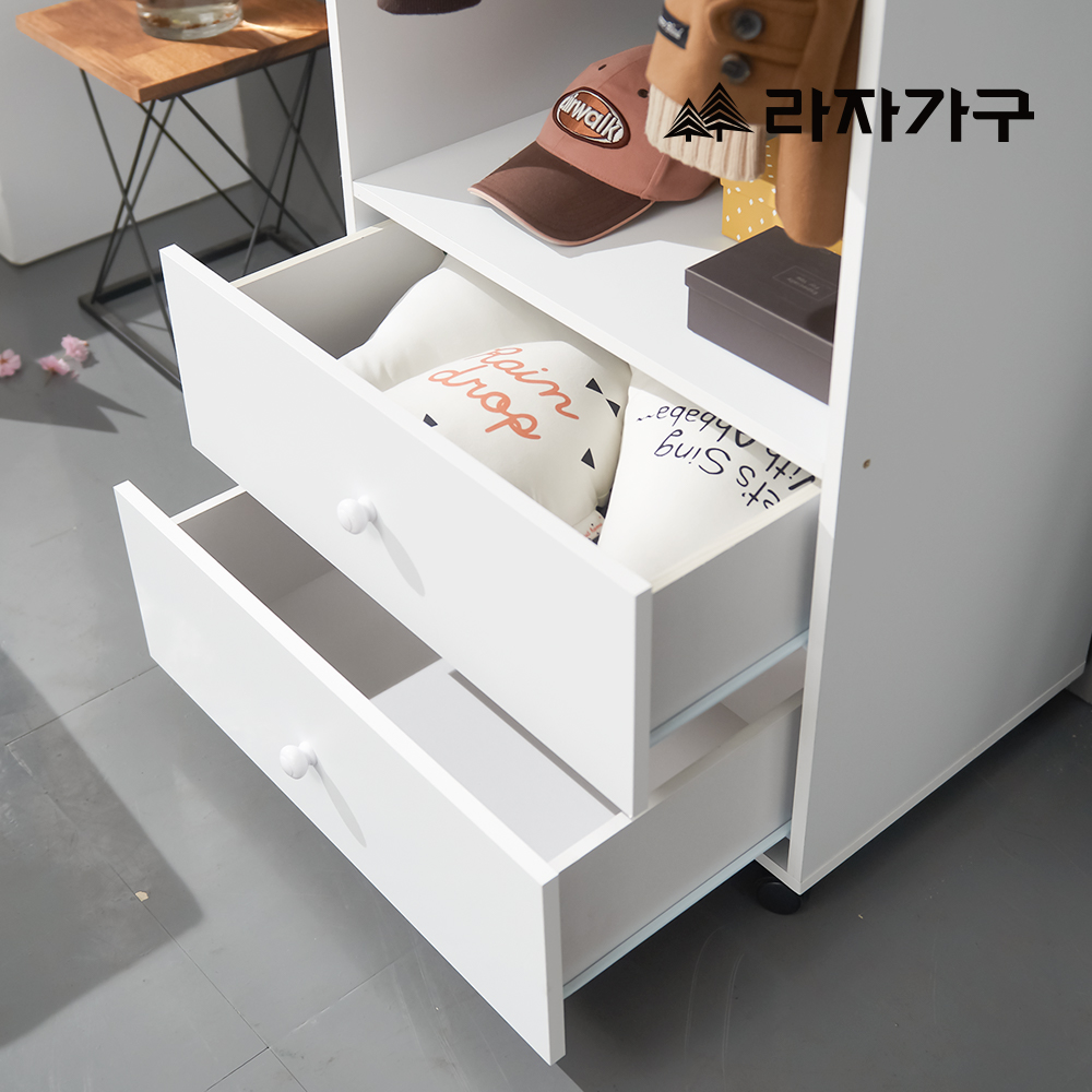 라자가구 엠마 시스템 모듈 옷장 드레스룸 2단 행거 600