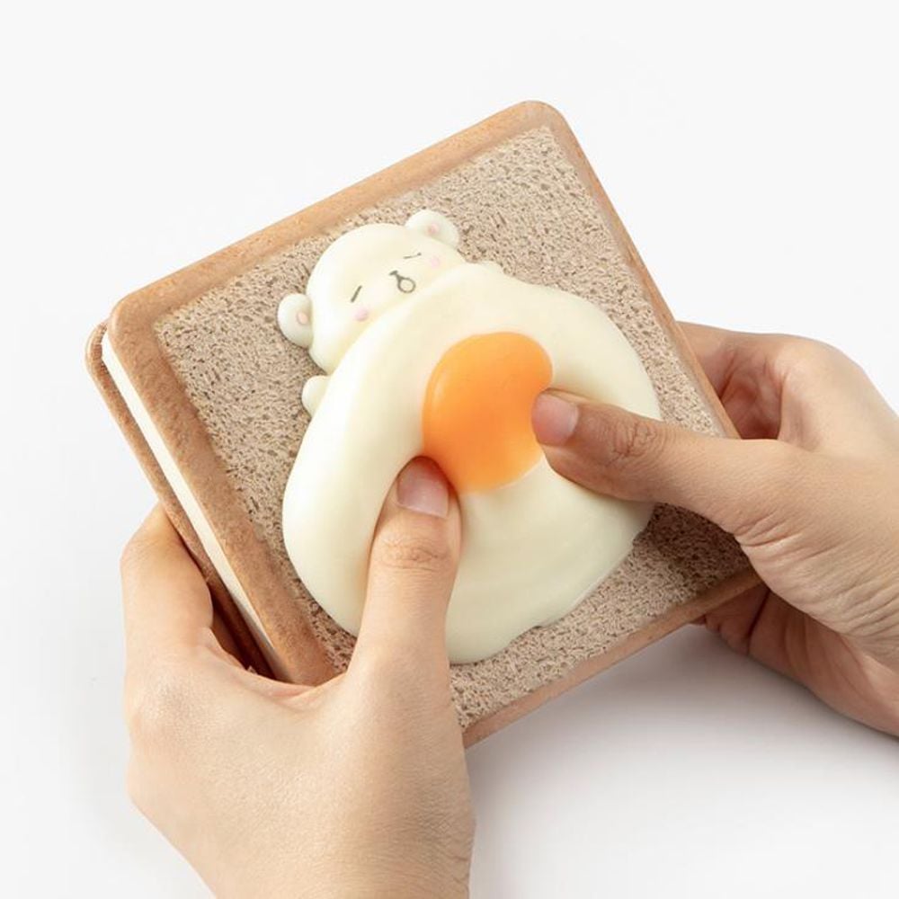 키밍 식빵 수첩 노트 큐티 학생 수첩 메모 줄노트 타로맛 - 메인 이미지