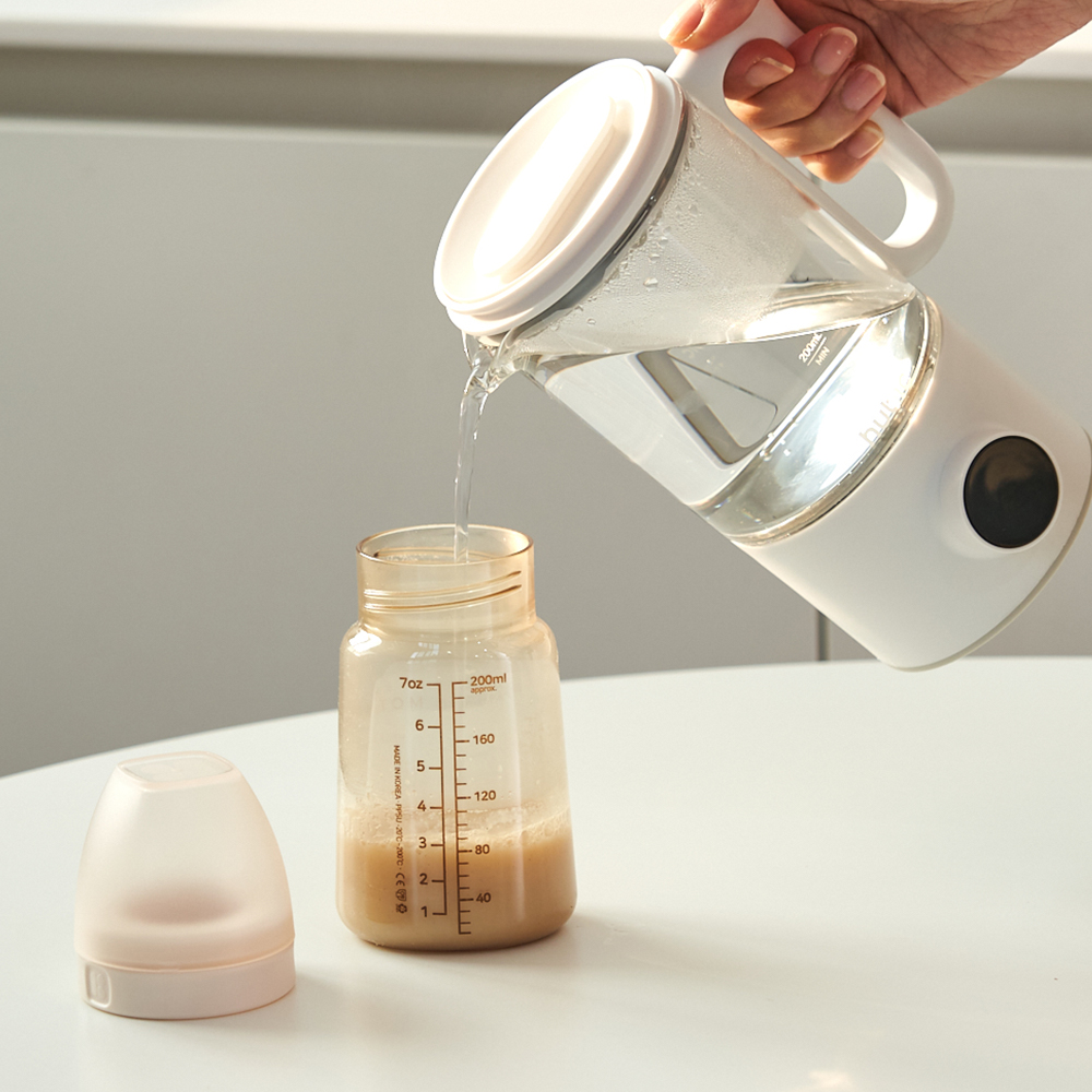 [맞춤온도]휴빅 유리 전기포트 티 포트 휴대용 여행용 사무실 미니 소형