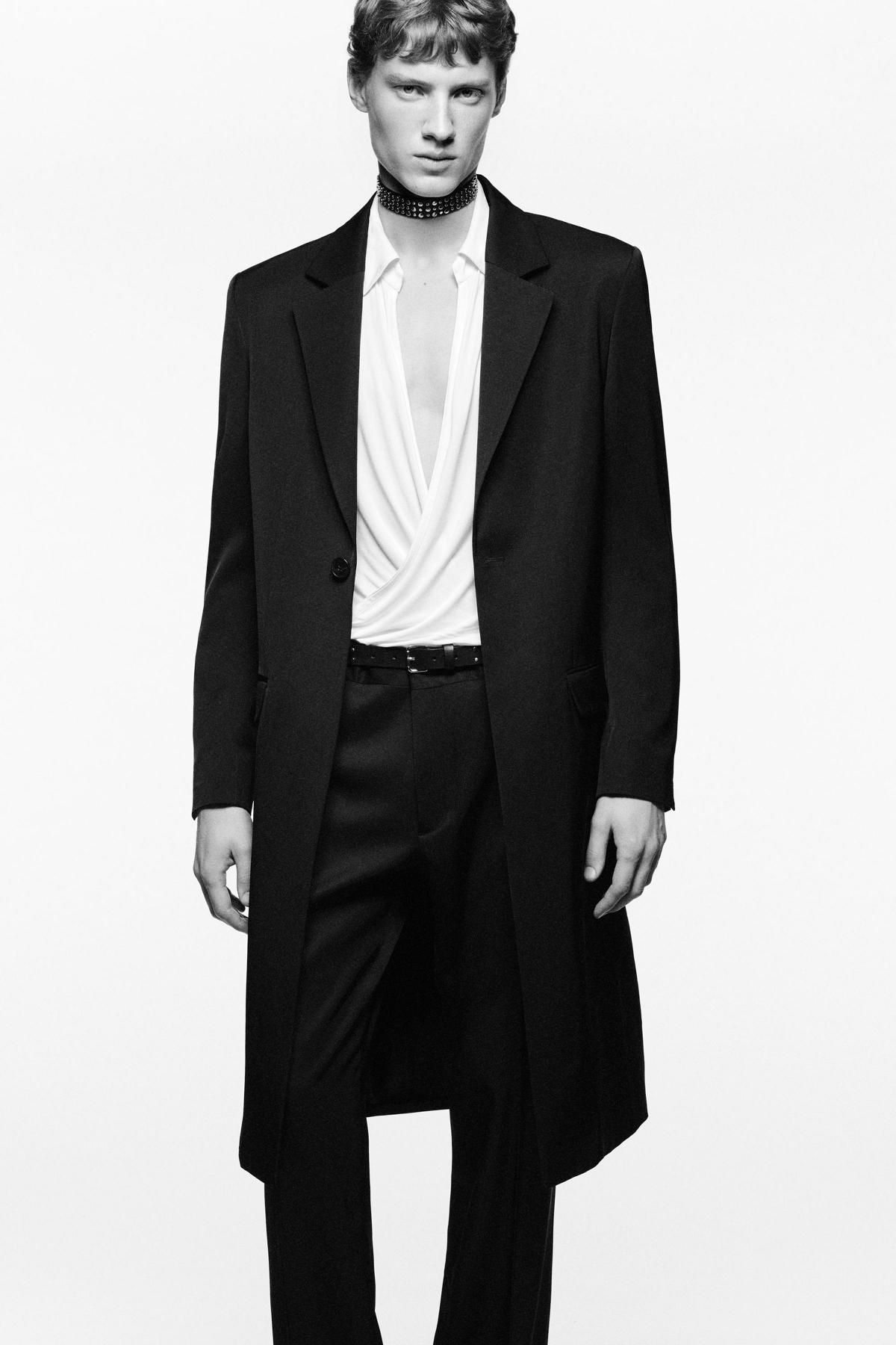 자라 블랙 싱글코트 X 루도빅 드 생 세르냉 0706/600 BLACK - 상세 이미지 2