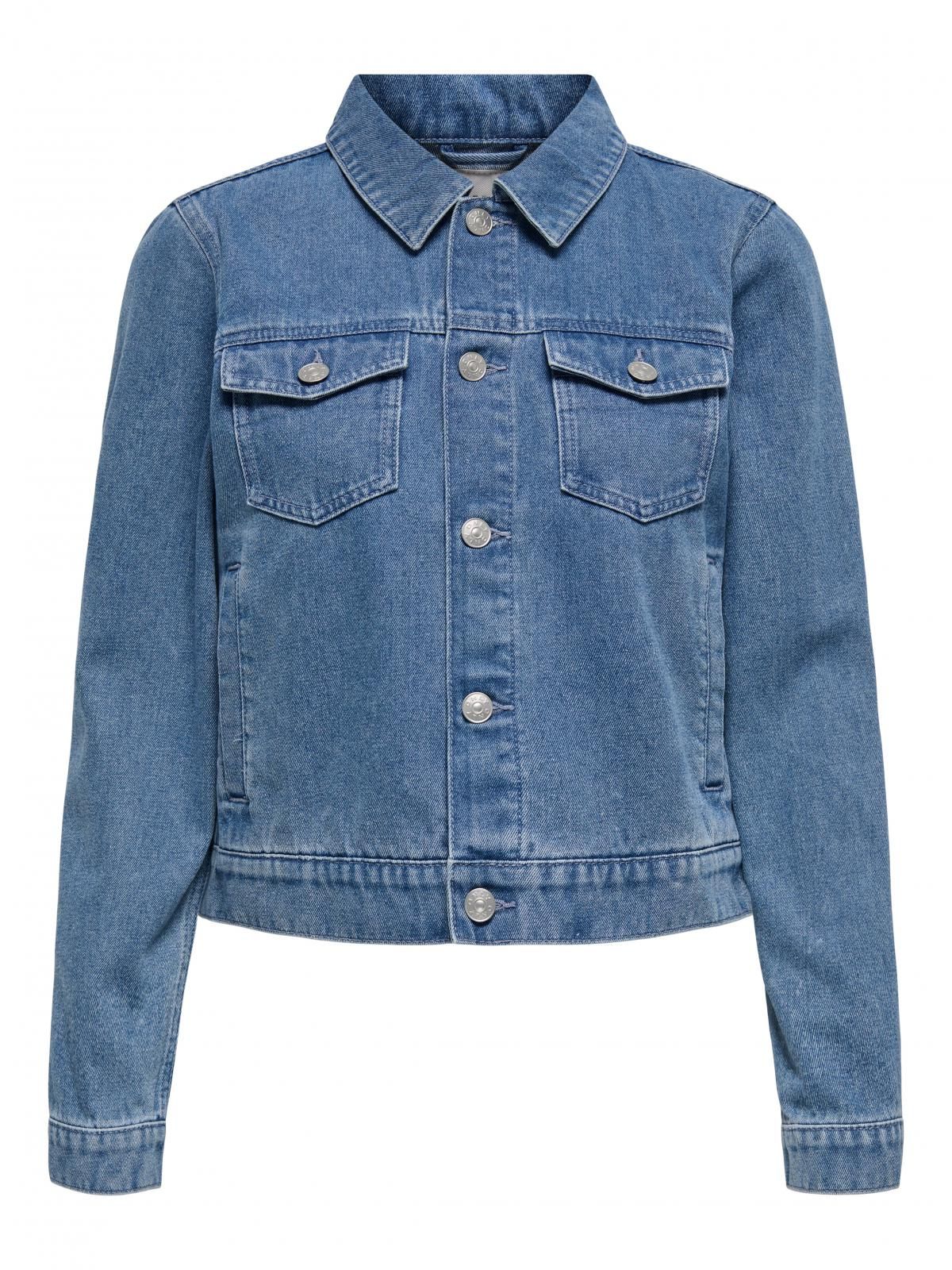 온리 베이직 데님 데님재킷 15346962_2116 BLUE / LIGHT BLUE DENIM - 상품 이미지
