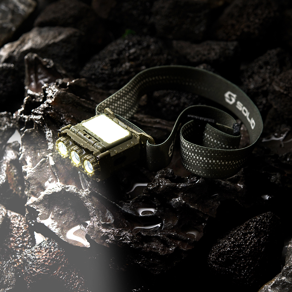 솔리드 LED 헤드랜턴 캡라이트 낚시 해루질 등산 모션센서 충전식 S-HL03 제품 이미지