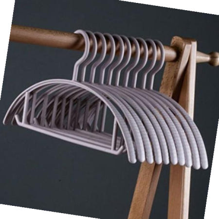 가방정리 어깨뿔방지 셔츠 니트 자국 없는 라운드 옷걸이 10개