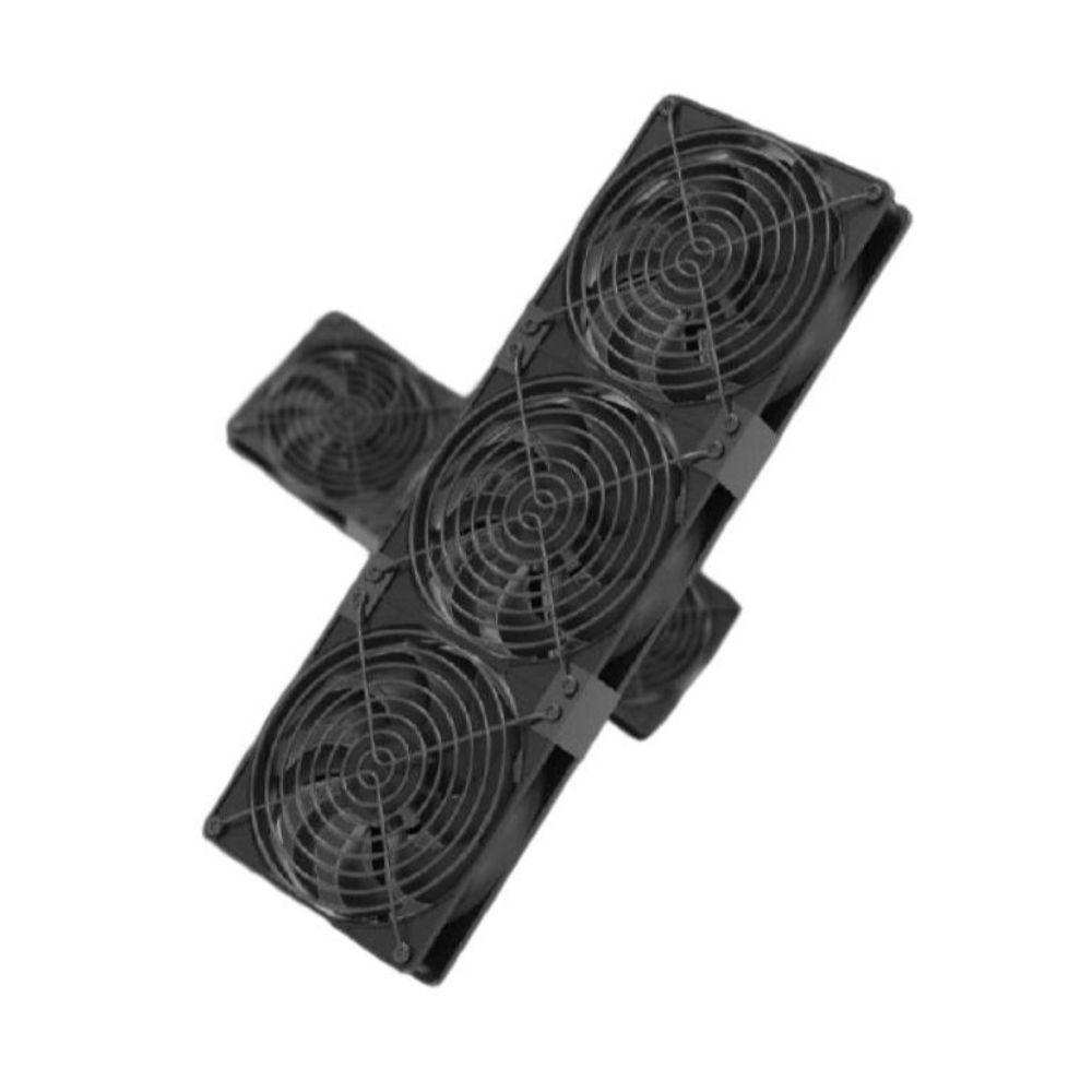 220V 가변 속도 캐비닛 팬 고속 자동 냉각 대용량 9cm 냉각 팬 3개 세트 - 상세 이미지 3