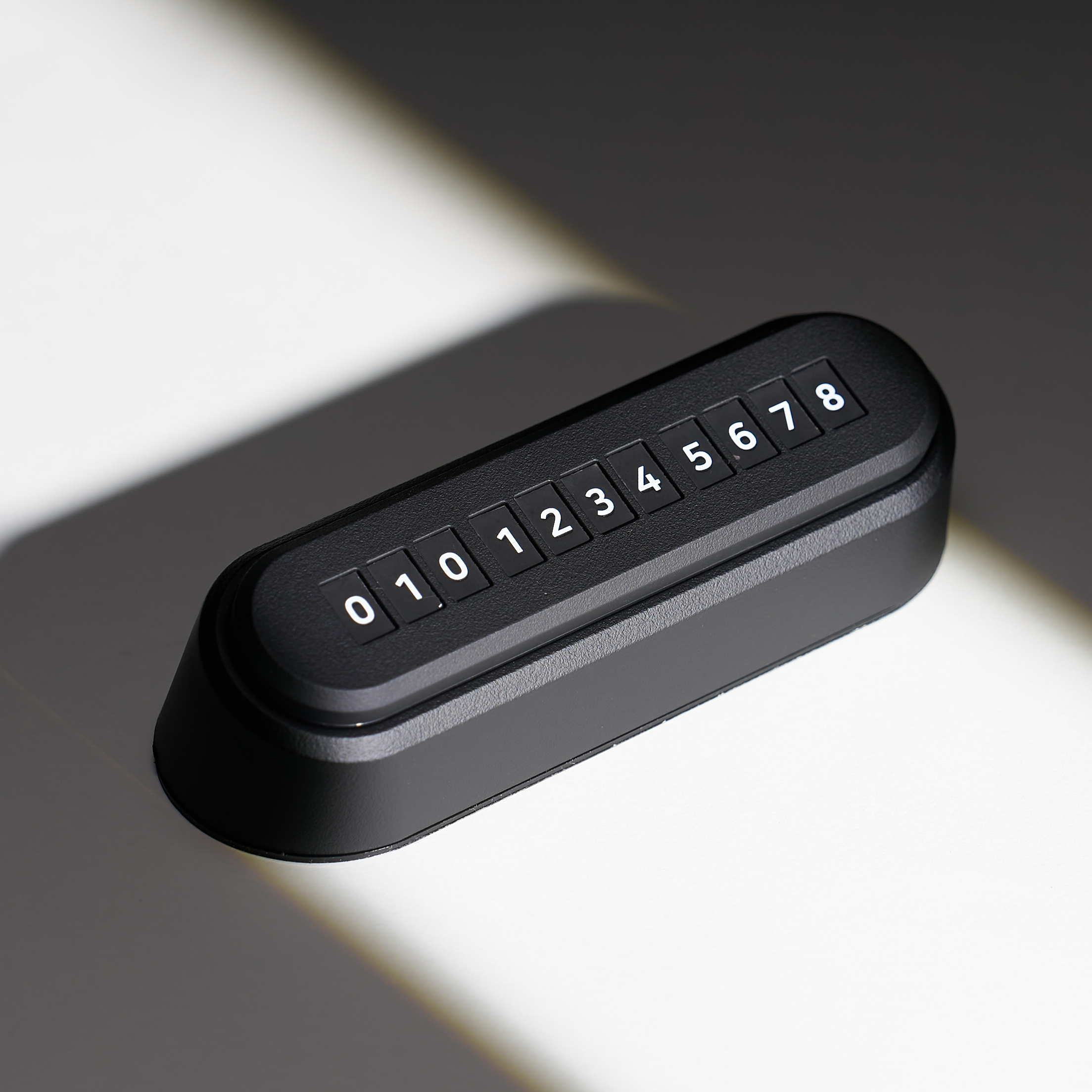 카브제 듀얼 주차번호판 차량용 자동차 연락처 알림판 새차선물 논슬립 패드 전화번호판 8줄