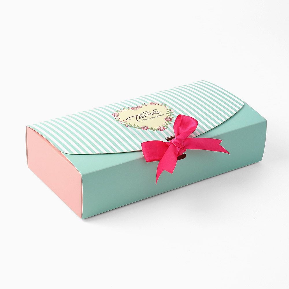 컬러 민트 미니 선물상자 23cmx11.5cmx5cm 10p세트 - 상품 이미지