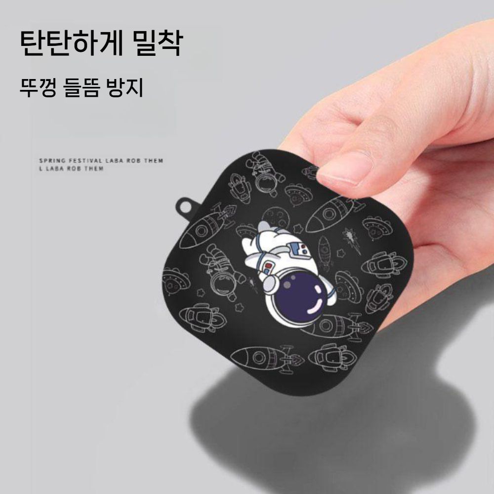 샥즈 오픈핏2 플러스 보호 케이스 투명 T921 피규어 키링 실리콘 커버 - 상세 이미지 3