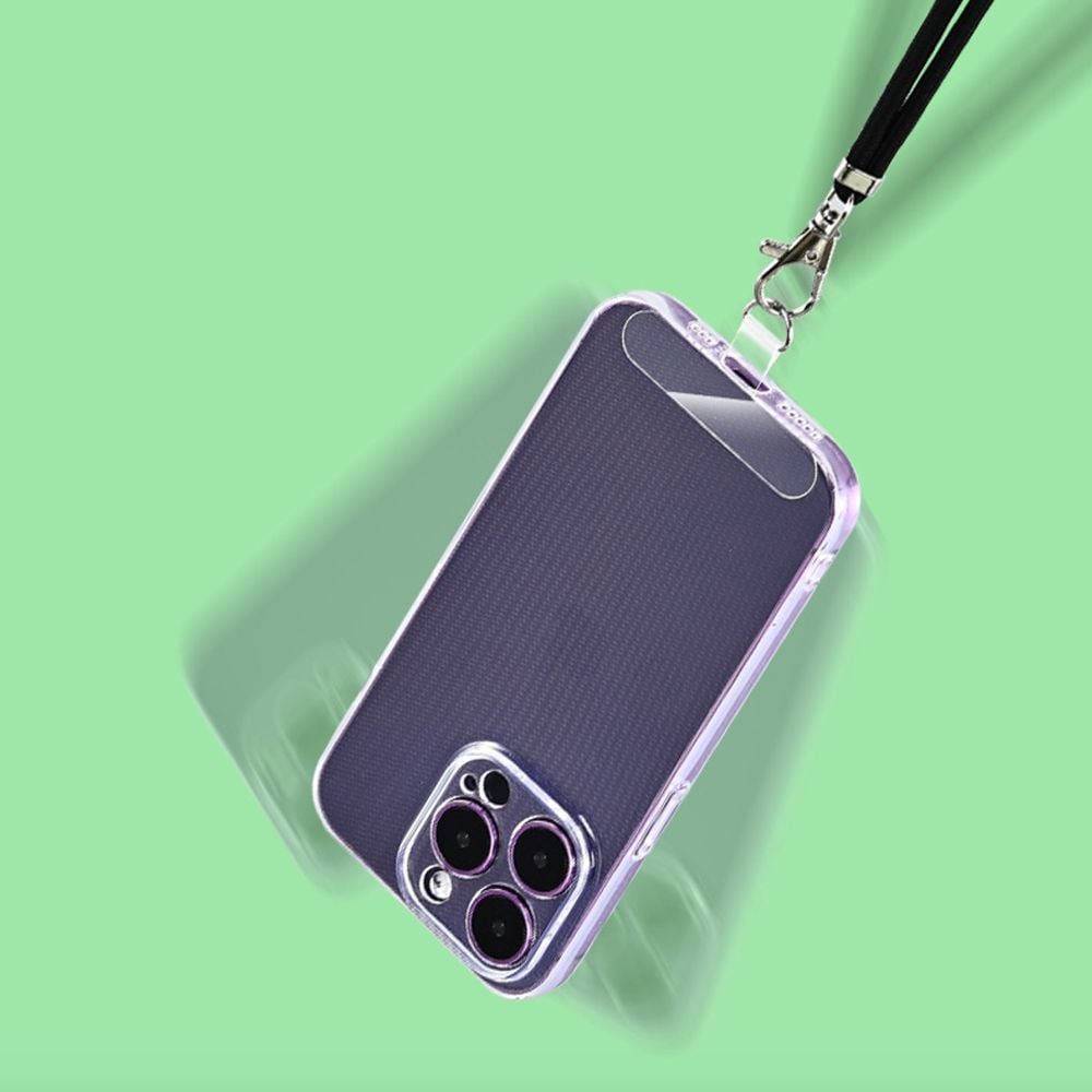 핸드폰줄 숄더 스트랩 고리 투명 태그홀더 바타입