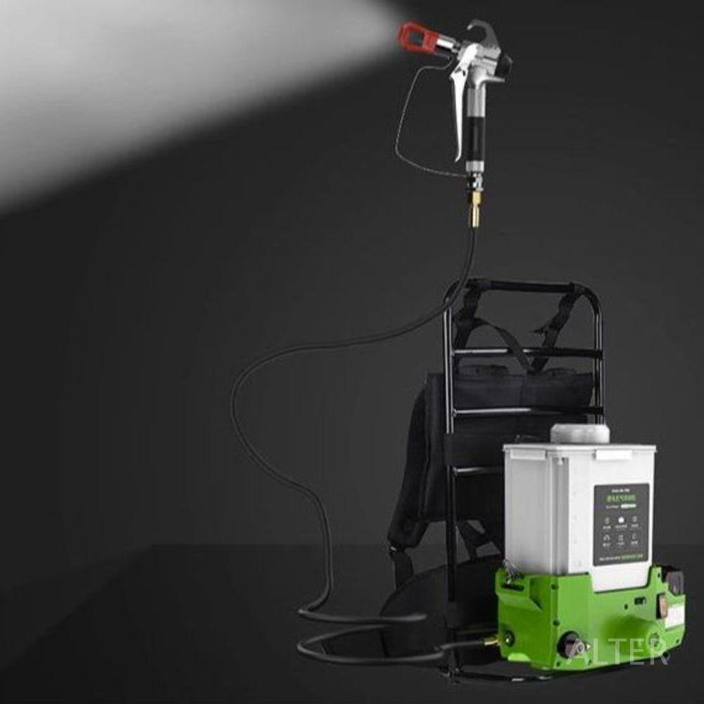 페인트 분무기 배낭형 전동 락카스프레이건 에어브러시 전기 리튬 겸용 5L 배터리 1개+연장봉 - 상세 이미지 4