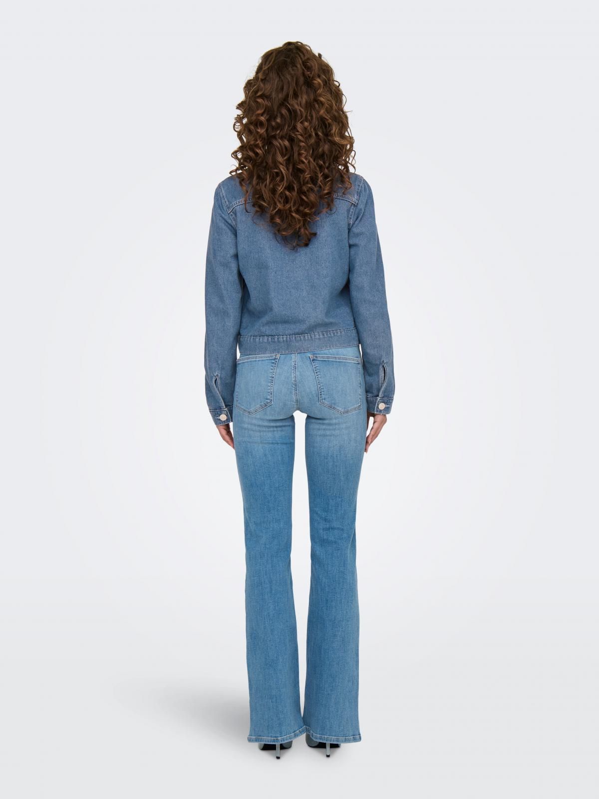 온리 베이직 데님 데님재킷 15346962_2116 BLUE / LIGHT BLUE DENIM - 상세 이미지 3