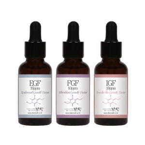 맑을담 EGF FGF IGF 10ppm 앰플 원액 3종세트 30ml 솔직 후기 | 피부 타입별 분석 - 상품 이미지 1