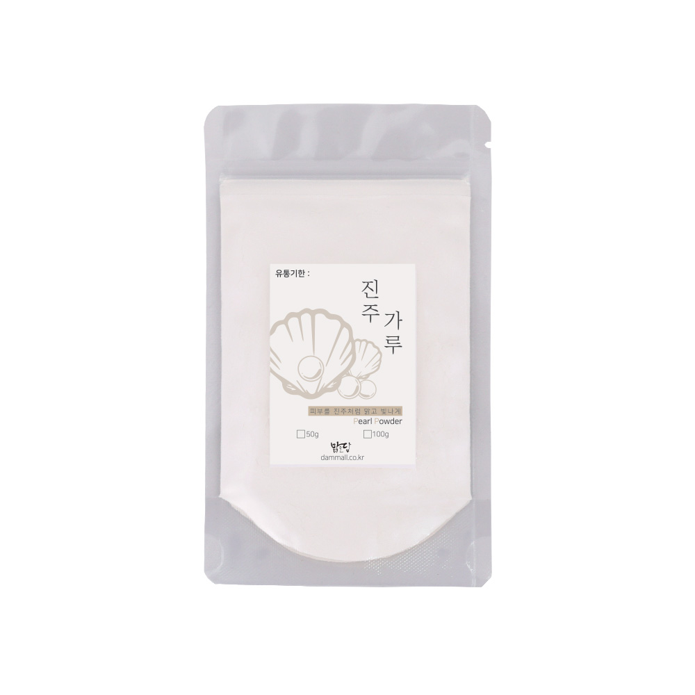 맑을담 진주 가루 진주 분말 천연 팩 50g - 상품 이미지