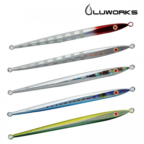루웍스 LWJ-107 하이피치로거 빅게임롱지그 메탈지그 부시리 방어 삼치 04 블루, 240g - 상세 이미지 2