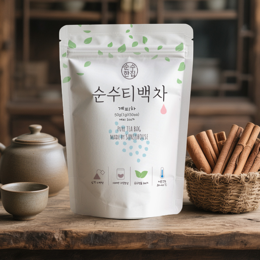 순수한집 계피차 티백 50개입 이미지 2