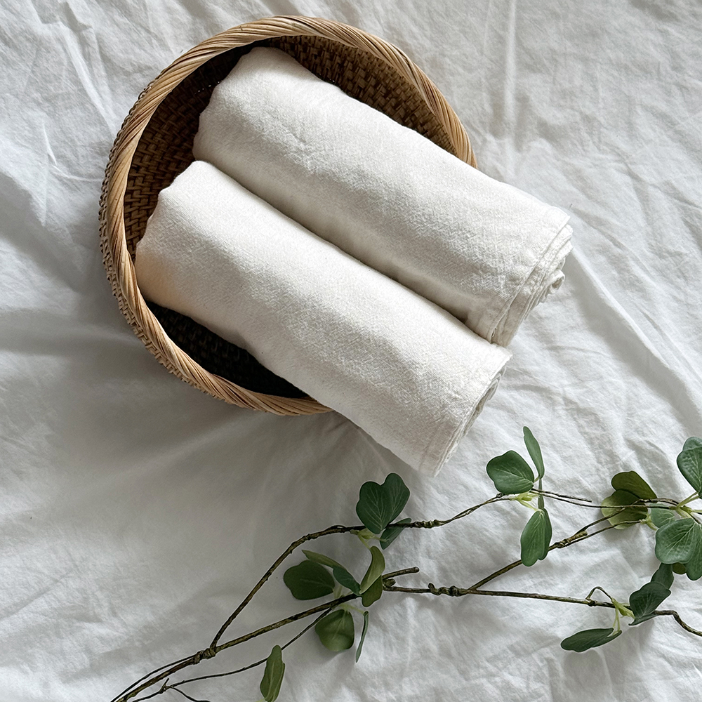 몽그레 강화소창 수건 3겹 정련완료 먼지없는 타올 제품 이미지