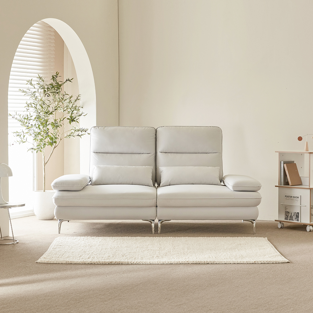 (희망일배송) 클라리아 스윙 소파 이지클린 패브릭 3인용 소파