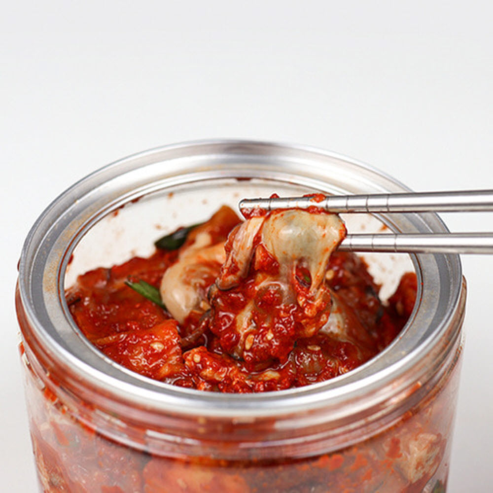 통영 생굴 무침 굴무침 양념 굴보쌈 택배 1kg, 1개 - 상세 이미지 5