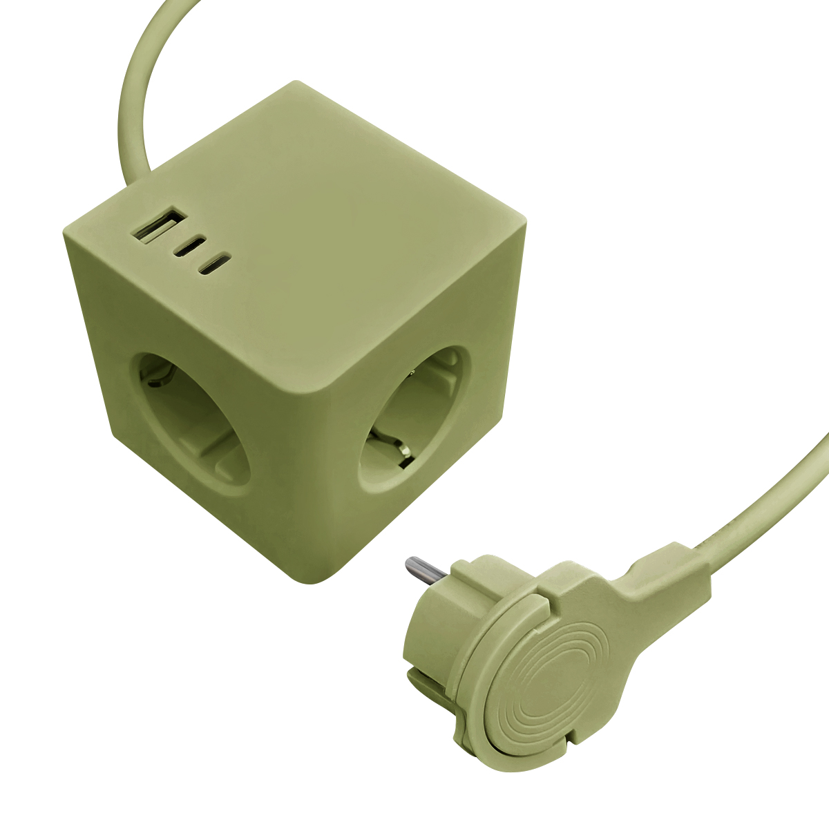 제로갭 큐브멀티탭 3구 고속충전 USB C타입 고용량 이미지 3