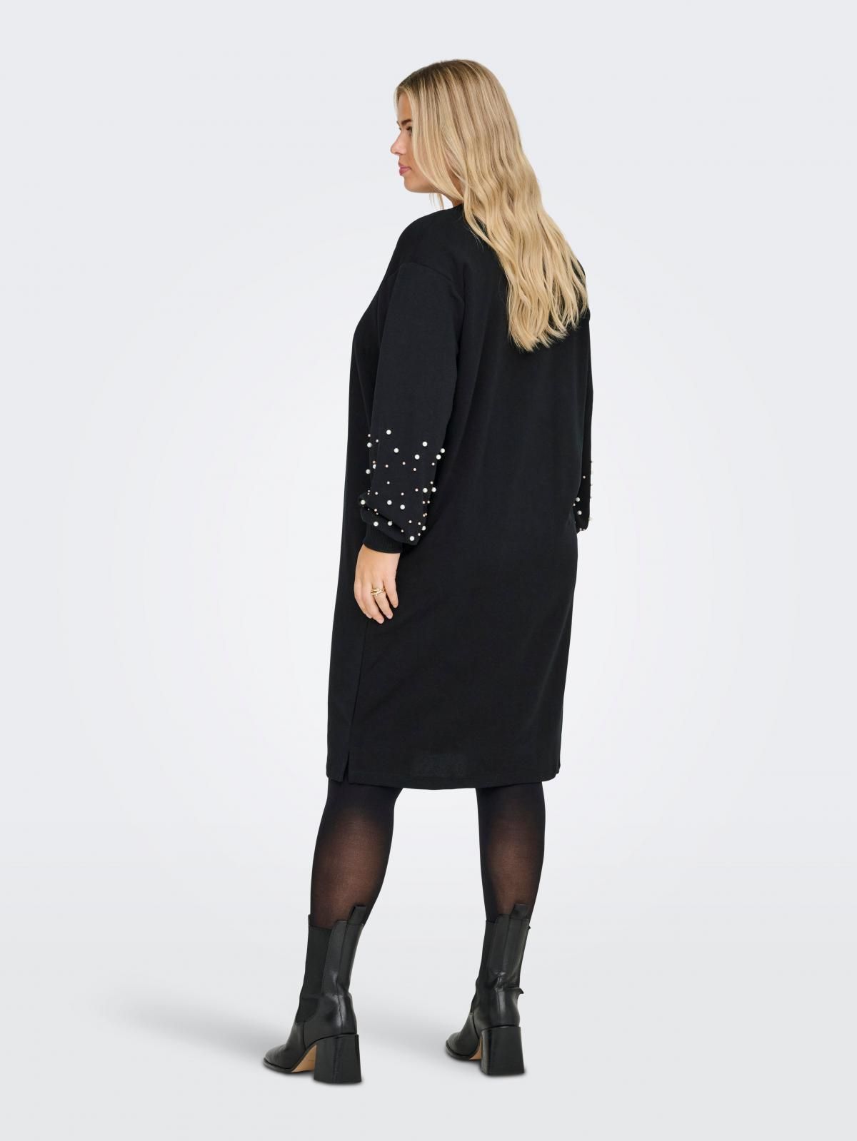 온리 플러스사이즈 펄 소프트 원피스 미니 15358644_2161_1244912 BLACK / BLACK - 상세 이미지 2