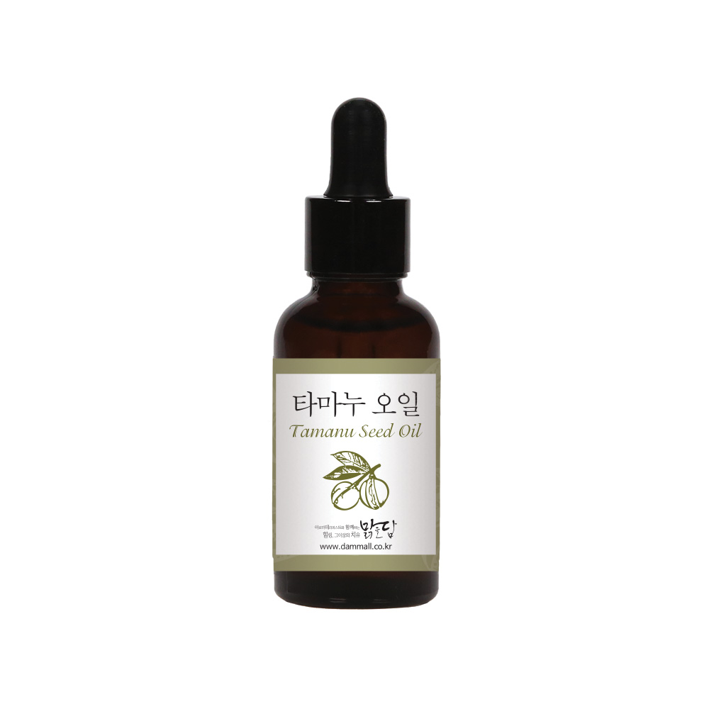 맑을담 유기농 비정제 타마누 캐리어 오일 30ml - 상품 이미지