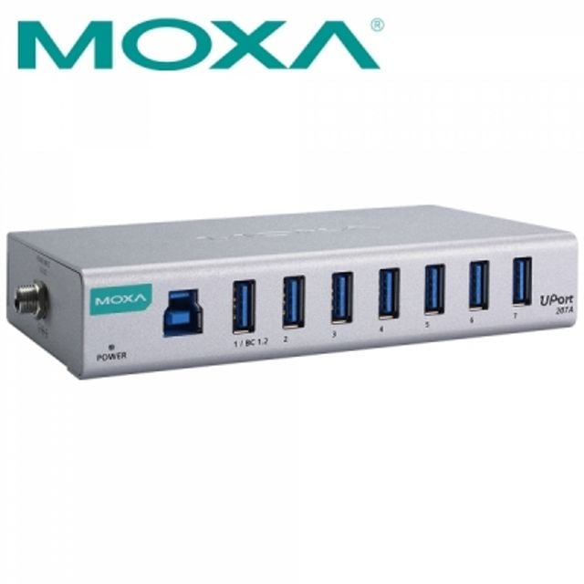 MOXA USB3.0 7포트 허브 UPort 207A - 상품 이미지