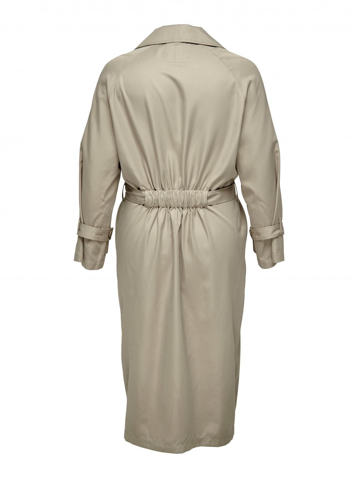 온리 테크니컬 헤비웨이트 벨티드 롱코트 15282597_1972 GREY / CROCKERY - 상세 이미지 4