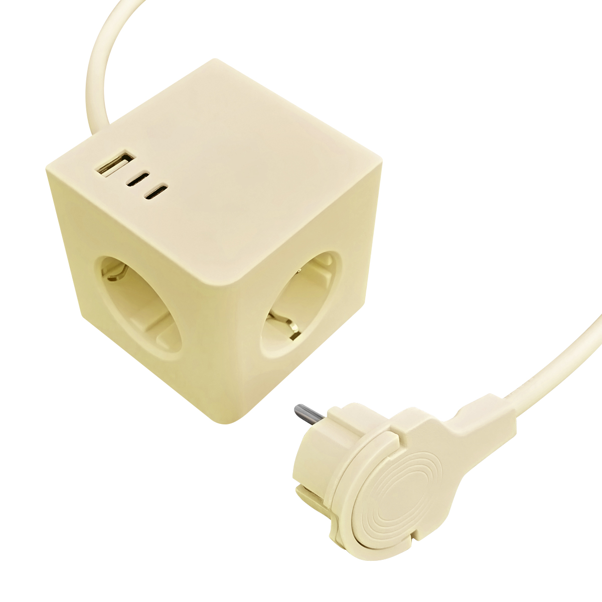 제로갭 큐브멀티탭 3구 고속충전 USB C타입 고용량 이미지 4