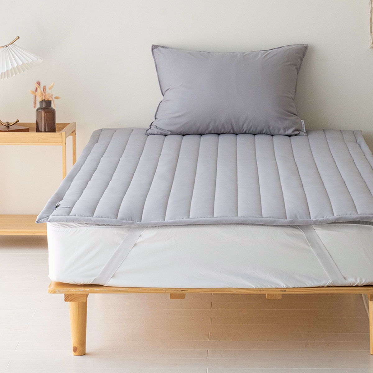 에어히트 발열 누빔 매트리스 이불패드 SS