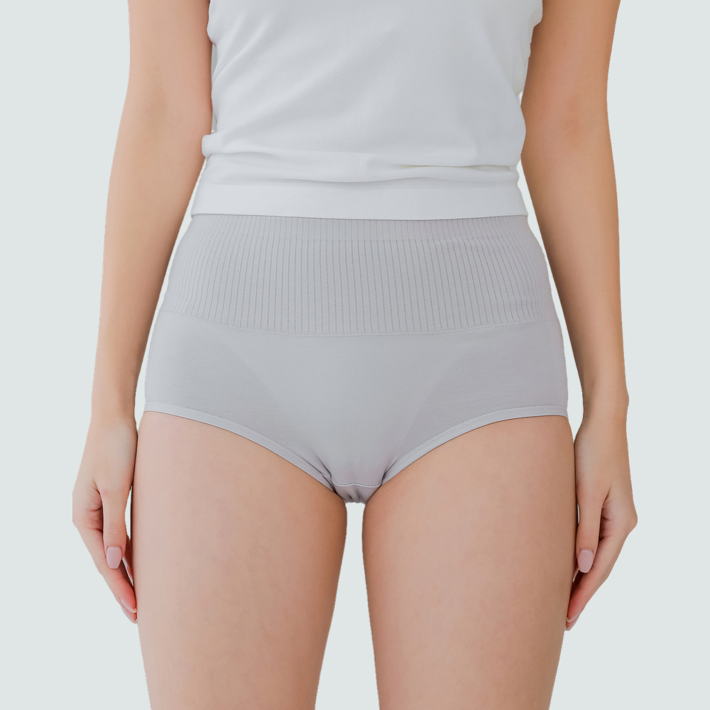 5+5 여성 팬티 면 순면 하이웨스트 복부 편한 속옷 요일 맥시 질염 예방 이미지 3