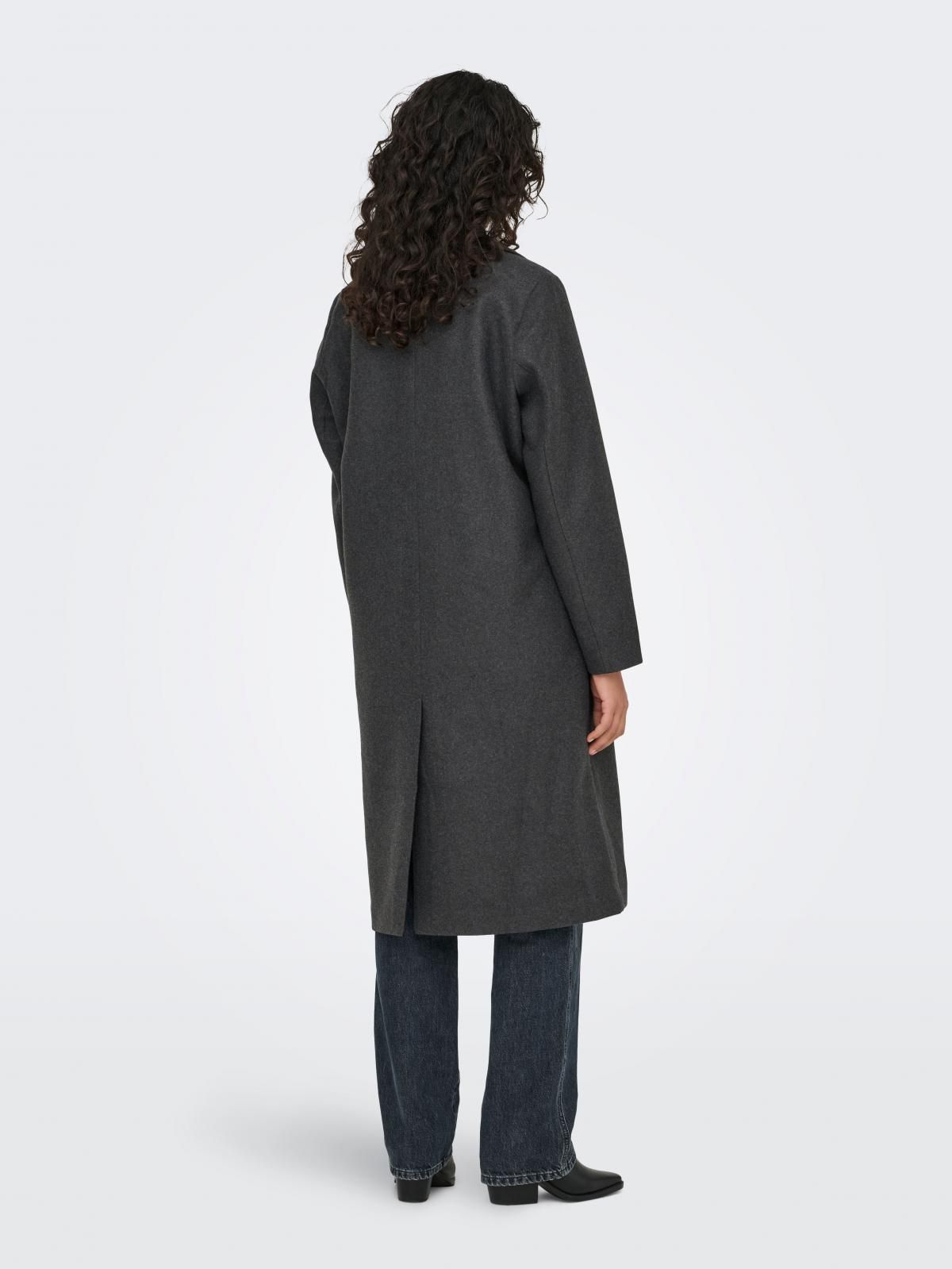 온리 클래식 롱 테크니컬 싱글 코트 15367129_2383 GREY / DARK GREY MELANGE - 상세 이미지 3