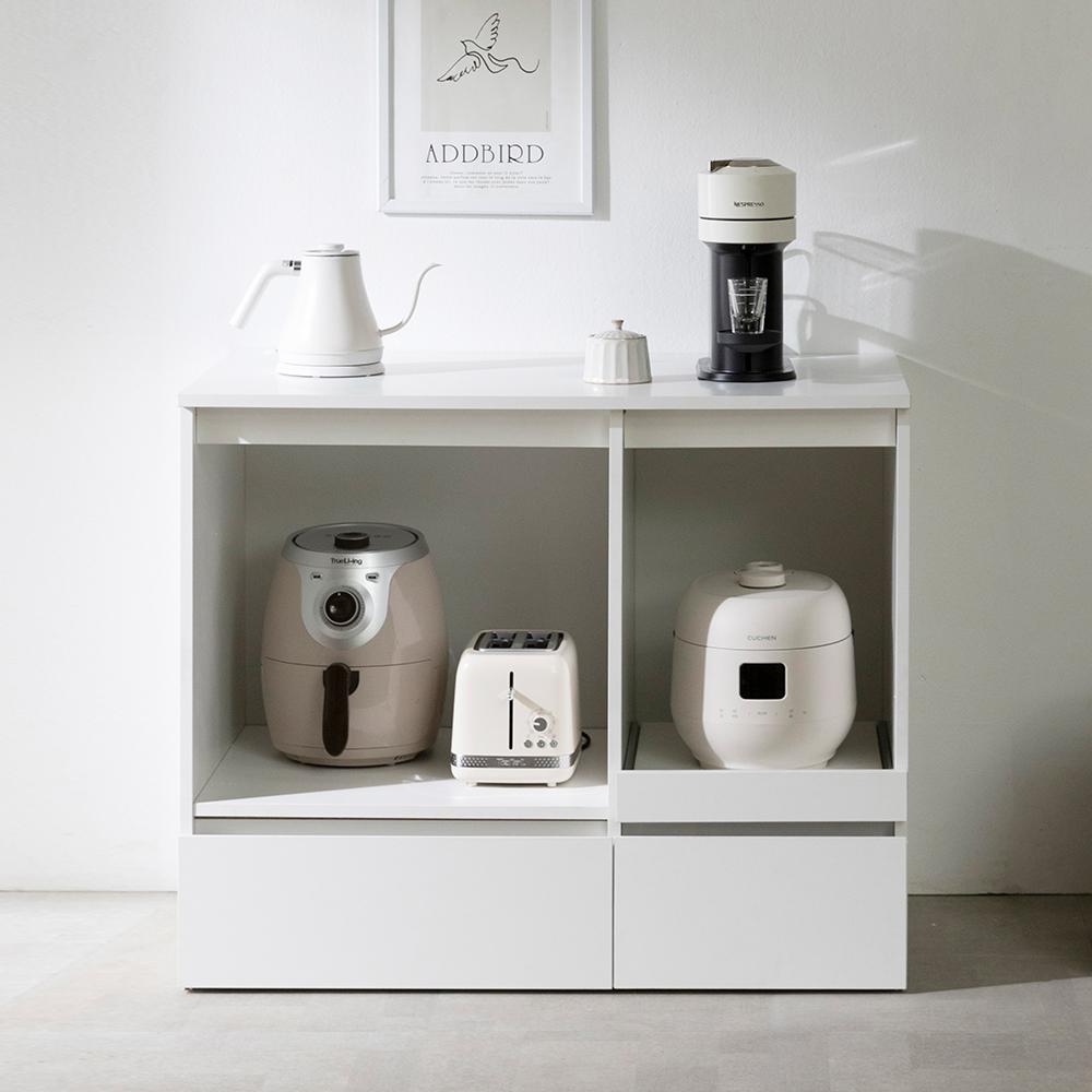 [N포인트 1만]무토 홈카페 주방 전자렌지 수납장 렌지대 밥솥 오븐 가능