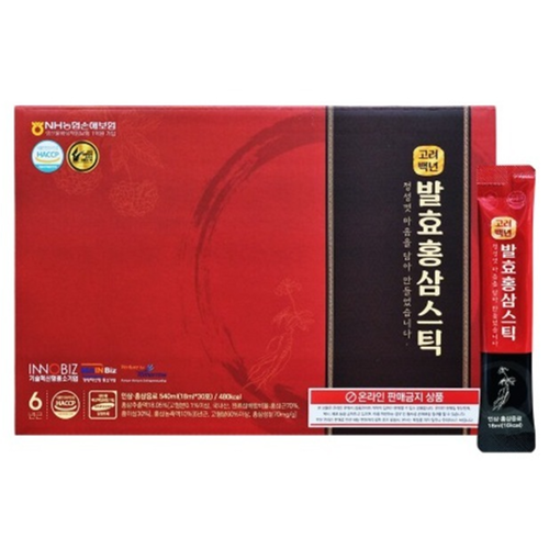 더존건강 프리미엄 발효 홍삼 진액 스틱 18ml 30포 6박스 부모님 어르신 건강 선물 - 상세 이미지 2