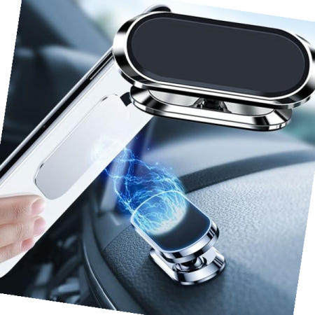 자석거치대 차량용 부착형 360도회전 마그네틱 자석 폰거치대
