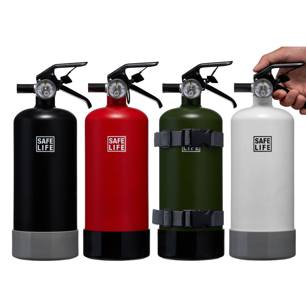 차량용소화기 Z07 가정용 자동차겸용 ABC분말소화기 거치대포함