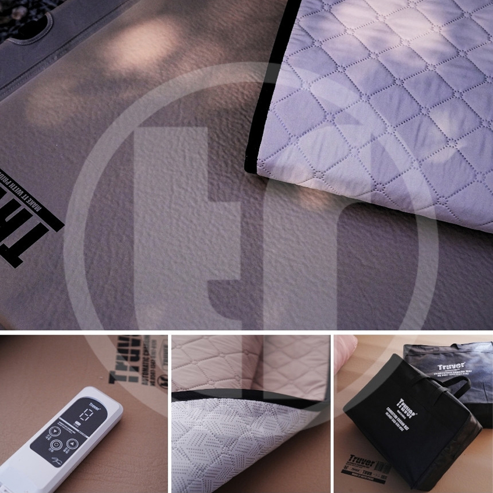 트루버 탄소매트 카본 캠핑전기장판 연결형 2인용 퀸 150cm