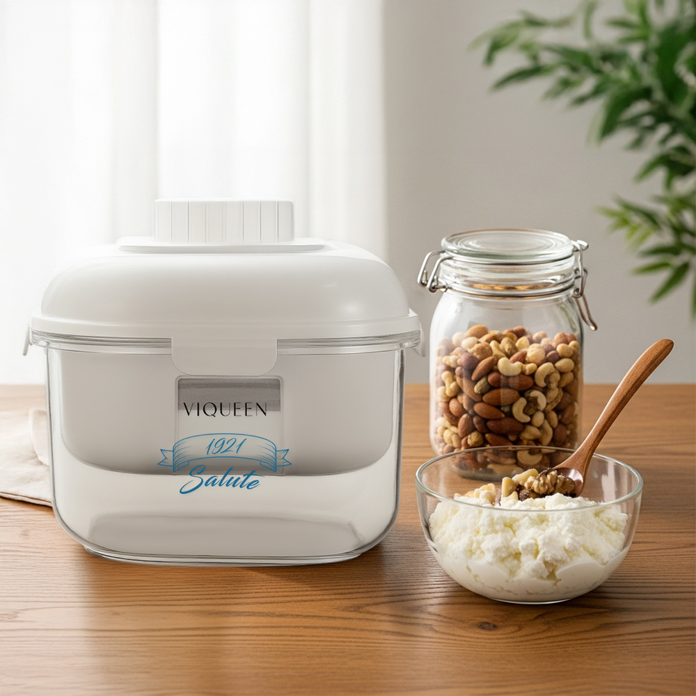 바이퀸 농도조절 유청분리기 대용량 2.2L 그릭요거트 리코타 메이커 만들기