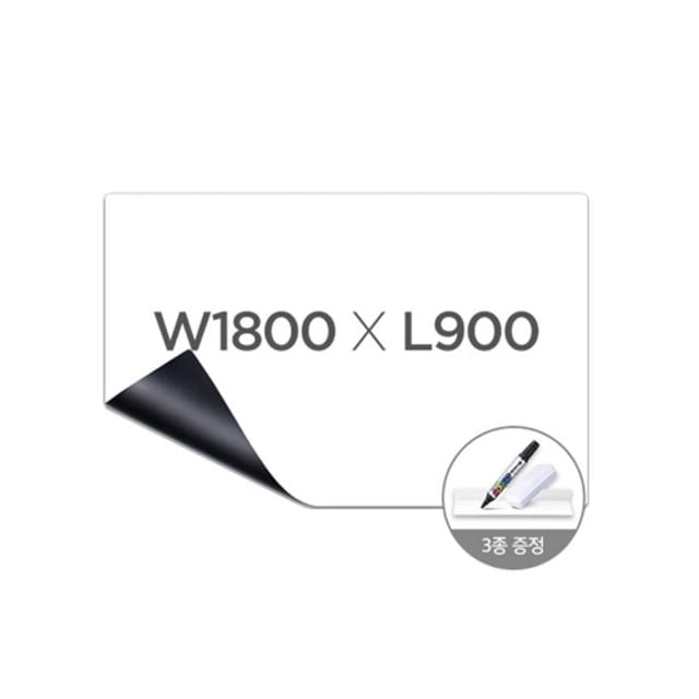 마그피아 고무자석 화이트보드 WB18090/1800x900 (1개) - 상품 이미지