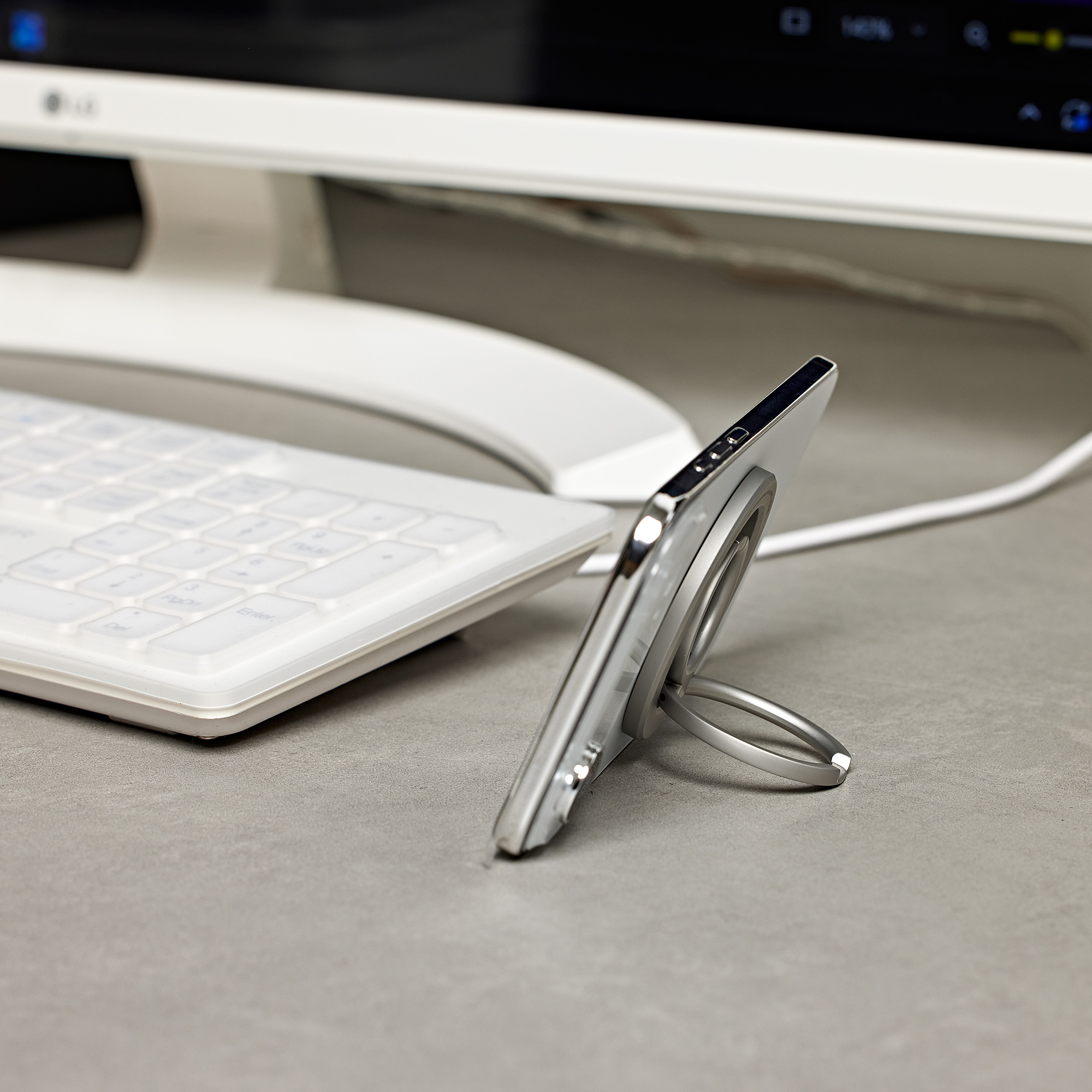 억스 아이링 M3 맥세이프 그립 톡 홀더 양면자석 휴대폰 핑거링 스탠드 핸드폰 거치대