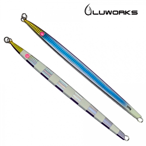 루웍스 LWJ-111 다이노 메탈 지그 빅게임 롱지그 부시리 방어 대삼치 01, 250g - 상세 이미지 4