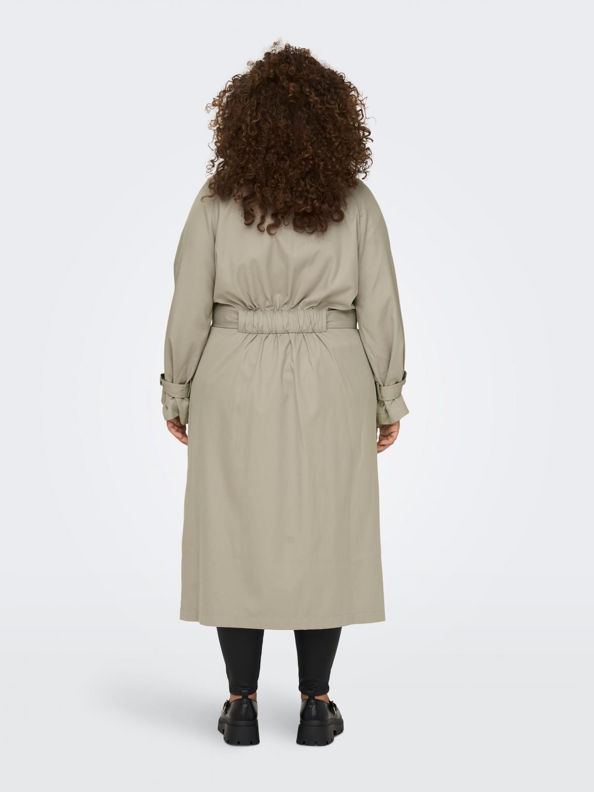 온리 테크니컬 헤비웨이트 벨티드 롱코트 15282597_1972 GREY / CROCKERY - 상세 이미지 3