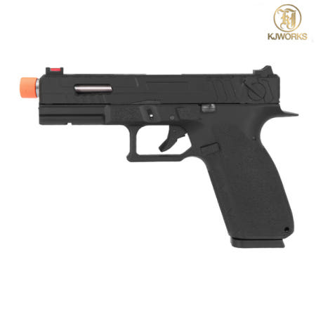 KJW KP13 소음기장착형바렐 풀오토 글록 풀메탈 가스권총 / KP-13 FULL AUTO GLOCK GBB