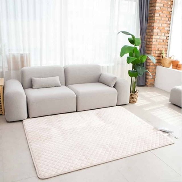 탄소매트 140X180cm 베이지 침대탄소매트 전기패드 침대보온매트 - 상품 이미지