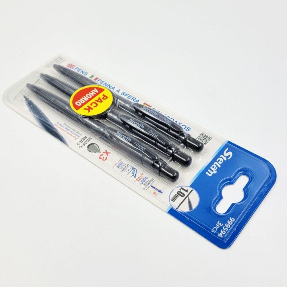 판촉 블랙볼펜 세트