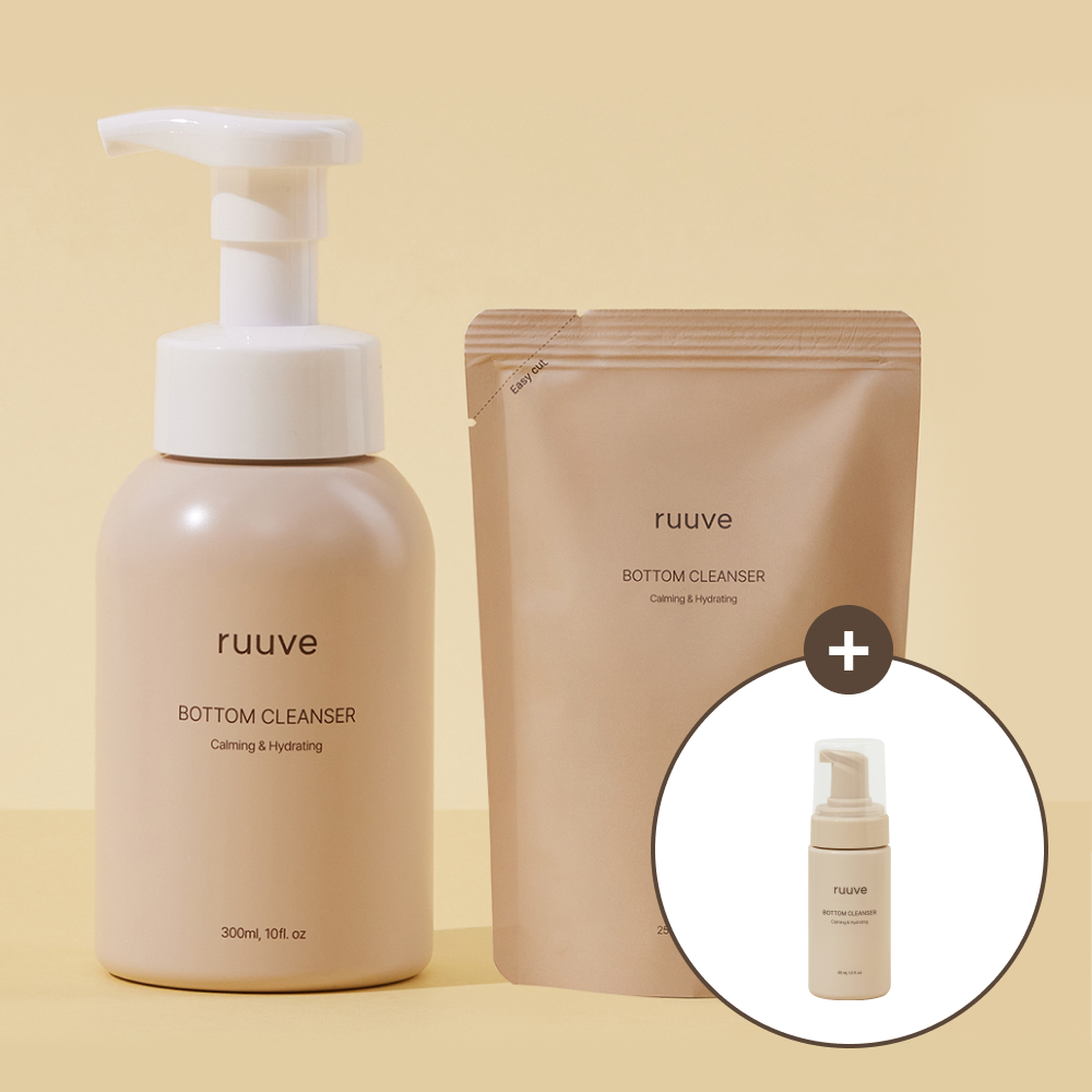 러베 아기 엉덩이클렌저 신생아 힙클렌저 거품형 워시 청결제 유아 어린이 여아 + 리필형 250ml [대장균 감소 99%] 제품 이미지