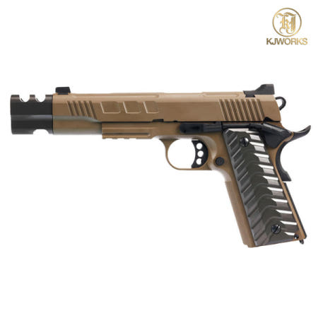 KJWORKS KJW 뮤 풀메탈 가스권총 / KP-16 MEU with Compensator GBB