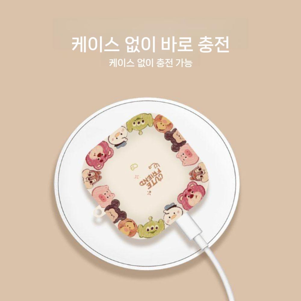 샥즈 오픈핏2 플러스 보호 케이스 피규어 키링 실리콘 커버 이미지 6